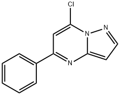 Pyrazolo[1,5-a]pyrimidine, 7-chloro-5-phenyl- Structure