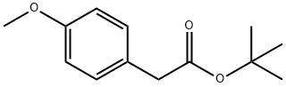 tert-butyl 2-(4-methoxyphenyl)acetate 化学構造式