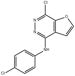 Furo[2,3-d]pyridazin-4-amine, 7-chloro-N-(4-chlorophenyl)-
