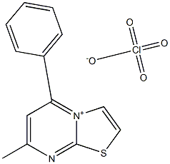 7-METHYL-5-PHENYLTHIAZOLO(3,2-A)PYRIMIDIN-4-IUM PERCHLORATE Struktur