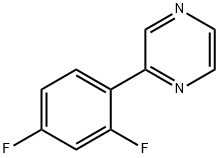 2-(2,4-difluorophenyl)pyrazine,334476-91-4,结构式