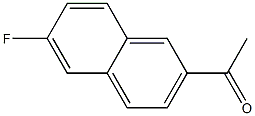 1-(6-Fluoronaphthalen-2-yl)ethanone 结构式