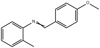 N-(4-METHOXYBENZYLIDENE)-O-TOLUIDINE 结构式