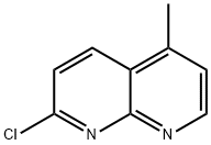 2-chloro-5-methyl-1,8-naphthyridine Struktur