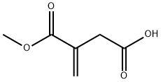 3-(methoxycarbonyl)but-3-enoic acid Struktur