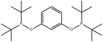 1,3-ビス[(ジ-tert-ブチルホスフィノ)オキシ]ベンゼン 化学構造式