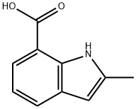 -methyl-1H-Indole-7-carboxylic acid Struktur