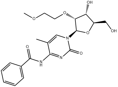 N4-Benzoyl-2'-O-(2-ethoxyethyl)-5-methylcytidine Struktur