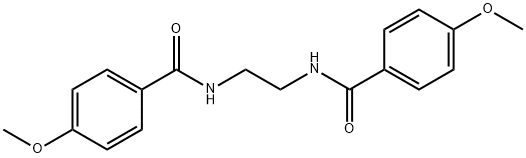 N,N'-1,2-ethanediylbis(4-methoxybenzamide) 结构式