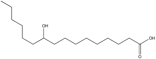 10-羟基十六酸, 3422-30-8, 结构式
