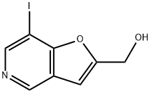 7-iodo-Furo[3,2-c]pyridine-2-methanol Struktur