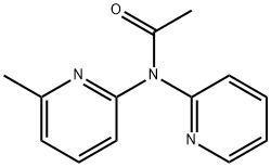 N-(6-Methylpyridin-2-yl)-N-(pyridin-2-yl)acetamide 结构式
