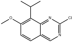Quinazoline, 2-chloro-7-methoxy-8-(1-methylethyl)- Struktur