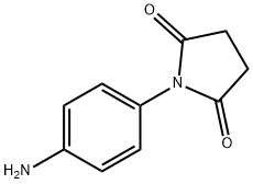 2,5-Pyrrolidinedione, 1-(4-aminophenyl)-
 Structure