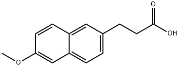 3-(6-methoxynaphthalen-2-yl)propanoic acid Structure