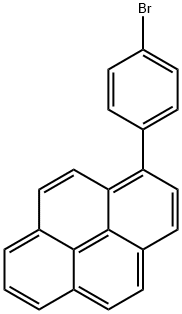 1-(4-溴苯基)芘, 345924-29-0, 结构式
