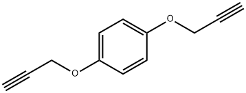 1,4-双(2-丙炔氧基)苯, 34596-36-6, 结构式