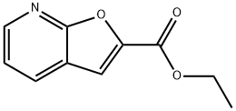 ethyl furo[2,3-b]pyridine-2-carboxylate Struktur