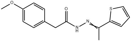346721-19-5 2-(4-methoxyphenyl)-N'-[1-(2-thienyl)ethylidene]acetohydrazide