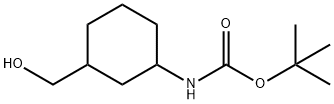 tert-butyl (3-(hydroxymethyl)cyclohexyl)carbamate Struktur