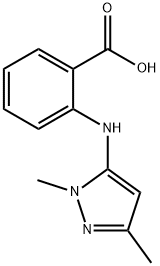 2-[(1,3-dimethyl-1H-pyrazol-5-yl)amino]Benzoic acid Struktur