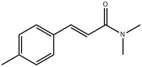 N,N-二甲基-3-(4-甲基苯基)-2-丙烯酰胺,34909-37-0,结构式