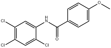 4-methoxy-N-(2,4,5-trichlorophenyl)benzamide Structure