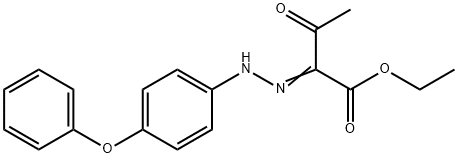 ethyl (2E)-3-oxo-2-[2-(4-phenoxyphenyl)hydrazinylidene]butanoate,349633-24-5,结构式