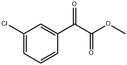 2-(3-クロロフェニル)-2-オキソ酢酸メチル 化学構造式