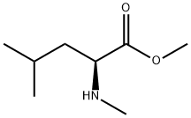 N-methyl-L-leucine methyl ester 化学構造式