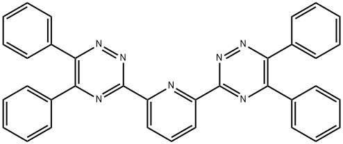 2,6-BIS(5,6-DIPHENYL-1,2,4-TRIAZIN-3-YL)PYRIDINE Struktur