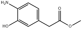 methyl 2-(4-amino-3-hydroxyphenyl)acetate Struktur