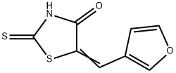 4-Thiazolidinone, 5-(3-furanylmethylene)-2-thioxo-,354547-71-0,结构式