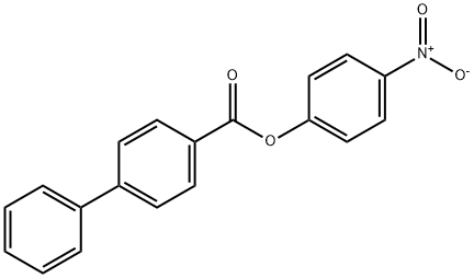 4-Nitrophenyl [1,1'-Biphenyl]-4-Carboxylate 化学構造式
