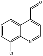 8-クロロキノリン-4-カルブアルデヒド 化学構造式
