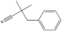 2,2-二甲基-3-苯基丙腈,35863-45-7,结构式