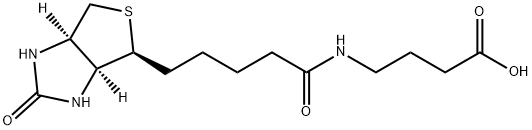 生物素酰基-4-氨基丁酸, 35924-87-9, 结构式