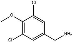 Benzenemethanamine, 3,5-dichloro-4-methoxy- Struktur