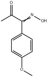 1,2-Propanedione, 1-(4-methoxyphenyl)-, 1-oxime Struktur