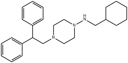 362011-45-8 N-(Cyclohexylmethyl)-4-(2,2-diphenylethyl)piperazin-1-amine