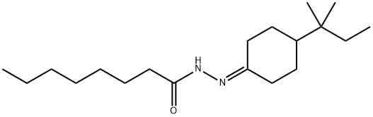 N'-(4-(tert-pentyl)cyclohexylidene)octanehydrazide,362472-93-3,结构式