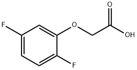 2-(2,5-ジフルオロフェノキシ)酢酸 化学構造式