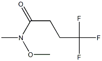 4,4,4-三氟-N-甲氧基-N-甲基丁酰胺,368209-86-3,结构式