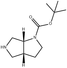 (3aR,6aR)-tert-Butyl hexahydropyrrolo[3,4-b]pyrrole-1(2H)-carboxylate Structure