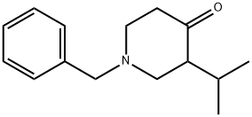 4-Piperidinone, 3-(1-methylethyl)-1-(phenylmethyl)- Structure