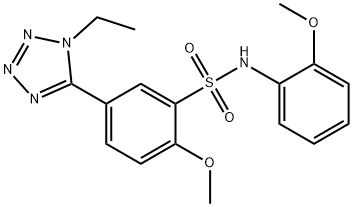 5-(1-ethyl-1H-tetrazol-5-yl)-2-methoxy-N-(2-methoxyphenyl)benzenesulfonamide|