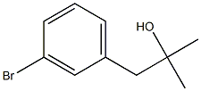 1-(3-Bromophenyl)-2-methylpropan-2-ol Struktur