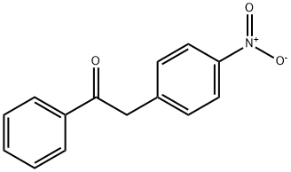 2-(4-Nitrophenyl)-1-phenylethan-1-one Structure