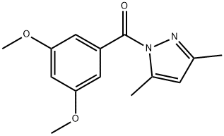 377059-30-8 (3,5-dimethoxyphenyl)(3,5-dimethyl-1H-pyrazol-1-yl)methanone
