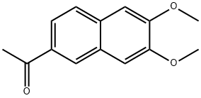6,7-dimethoxy-2-acetylnaphthalene Structure